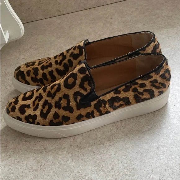 Franco Sarto Animal Print Slip-On Shoes - Picture 3 of 8